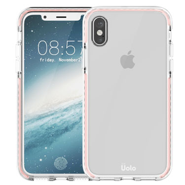 Uolo Soul POP with Uolo Shield, iPhone Xs/X, Pink
